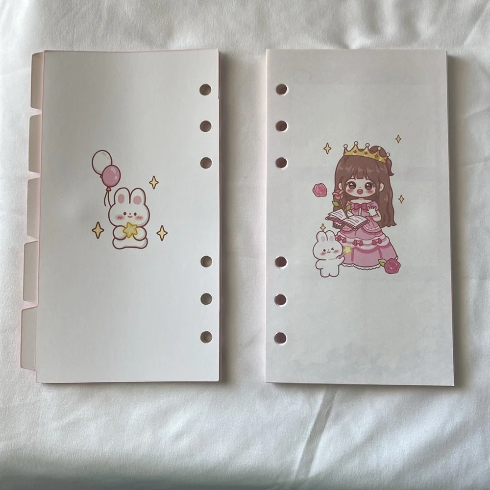 A6 Planner Kawaii Princess Pink - Picture 3 of 12